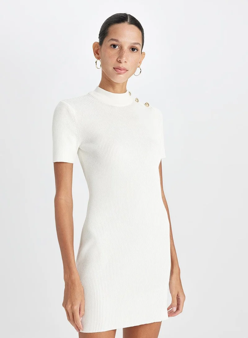 DeFacto Ribbed Knit Dress