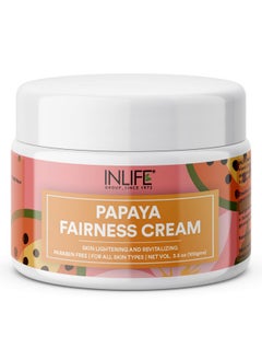 Inlife Natural Papaya Face Cream With Aloe Vera Anti Blemish Cream For Women & Men Paraben Free For All Skin Types  - Image 1
