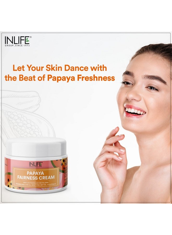 إن لايف كريم وجه البابايا الطبيعي مع كريم الصبار المضاد للعيوب للنساء والرجال، خالي من البارابين لجميع أنواع البشرة - Image 5