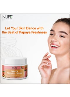 Inlife Natural Papaya Face Cream With Aloe Vera Anti Blemish Cream For Women & Men Paraben Free For All Skin Types  - Image 4
