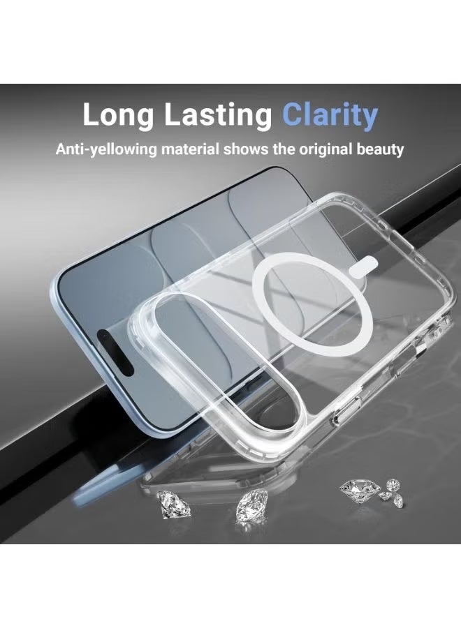 iPhone 17 Air Transparent Magnetic Cover Durable Shockproof Anti-Scratch Phone Protection - Image 4
