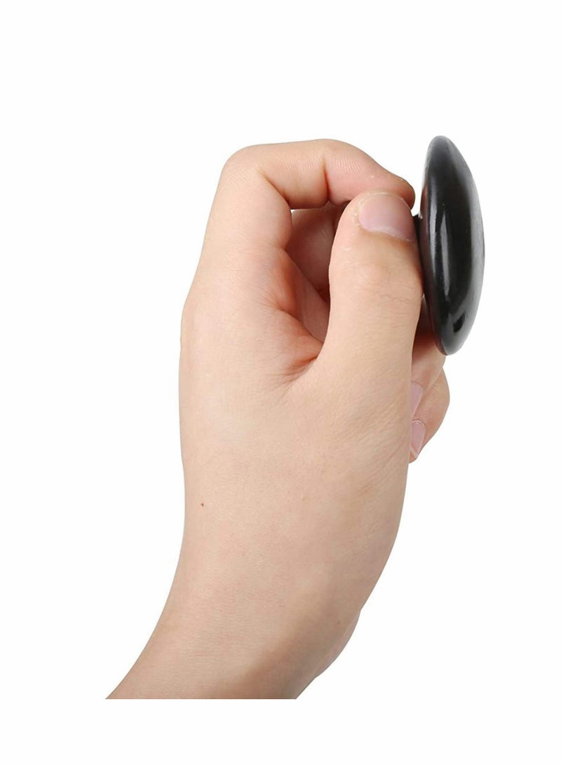 SYOSI Massage Master Mushroom Shaped Basalt Stones, 5cm Diameter - Pack of 2 - Image 3