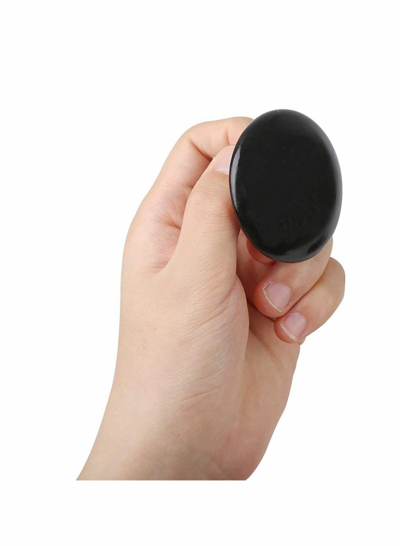 SYOSI Massage Master Mushroom Shaped Basalt Stones, 5cm Diameter - Pack of 2 - Image 2