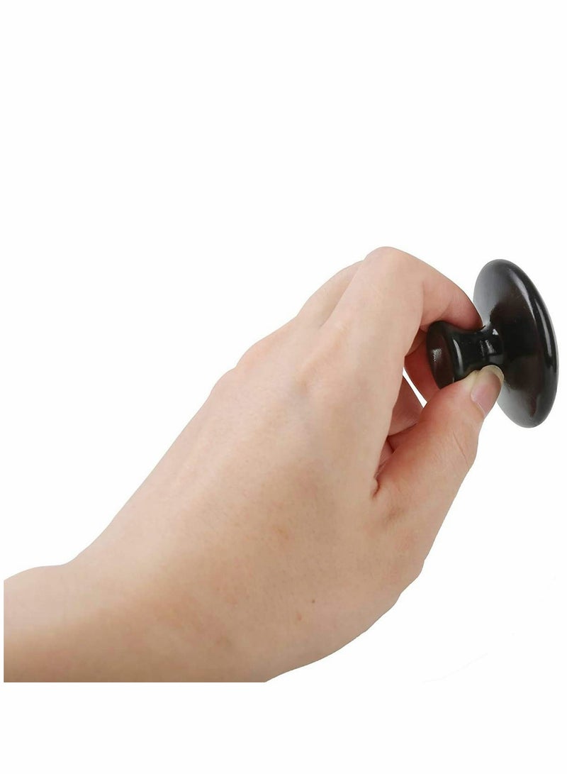 SYOSI Massage Master Mushroom Shaped Basalt Stones, 5cm Diameter - Pack of 2 - Image 4