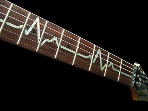 Inlaystickers Jockomo EKG Line/White Pearl Guitar Inlay Sticker - Image 2