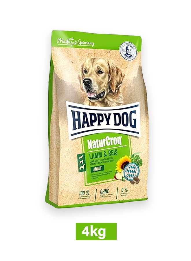 HAPPY DOG Naturcroq Lamb And Rice - 4KG - Image 1