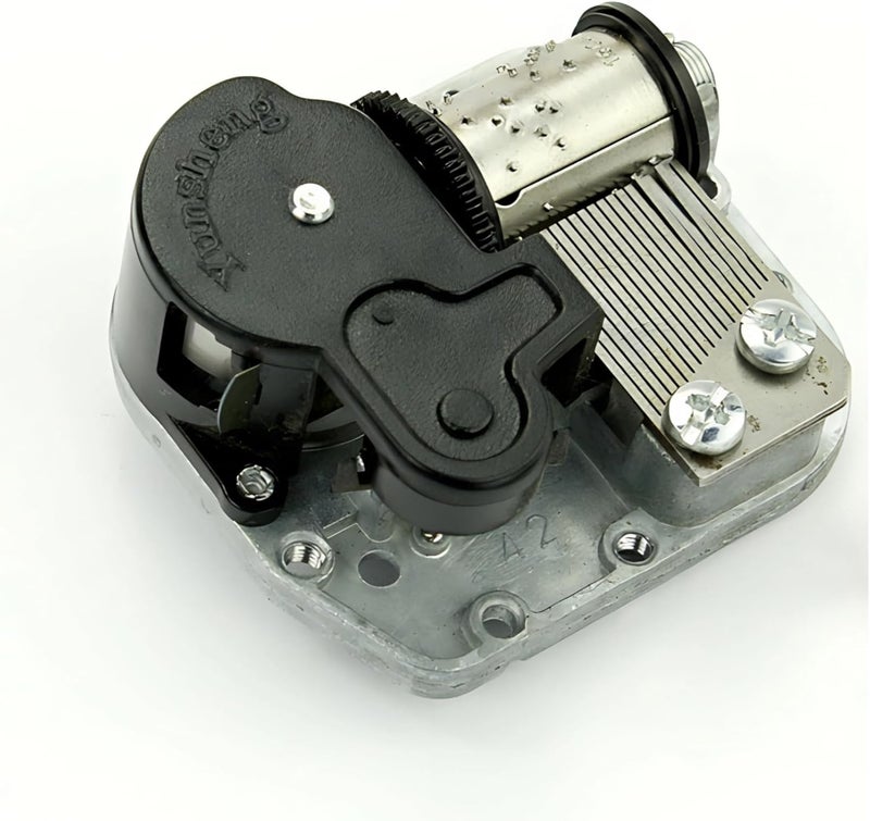 Gueiddi Store Music Box Mechanism, Castle in The Sky 18 Note Musical Movement Clockwork Mechanism Replacement with Wind-Up for DIY Musical Boxes and Figurines (Castle in The Sky) - Image 1