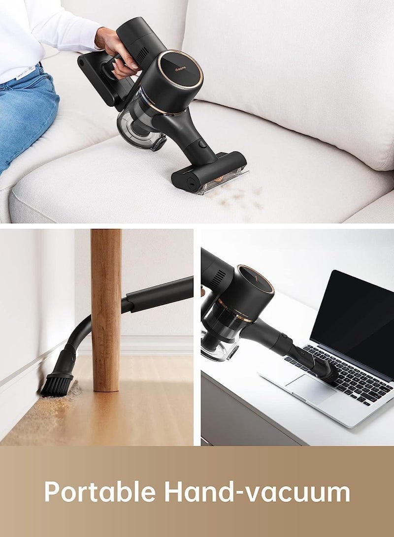 Dreame R10 Pro Cordless Vacuum Cleaner, 65 Mins Long Runtime Stick Vacuum, Lightweight and Anti-Tangle, 150 AW Robust Suction Handheld Vacuum for Hard Floor, Carpet and Pet Hair, 2 Year Warranty 350 W VTV41B Black - Image 3