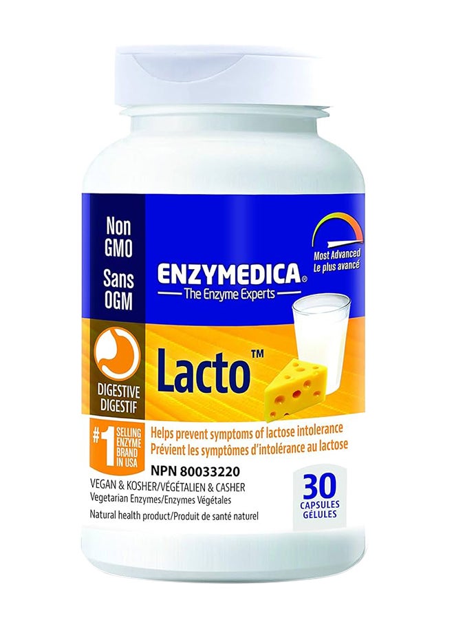 ENZYMEDICA Lacto Caps 30S 
