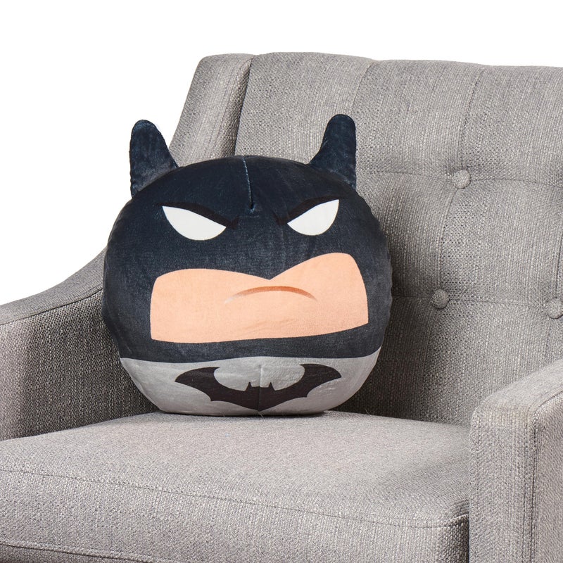 Northwest Batman Cloud Pillow â€“ Warner Brothers DC Comics, Grey Detective Design â€“ Ultra Soft Plush Pillow for Bed, Couch, or Decor - Image 2