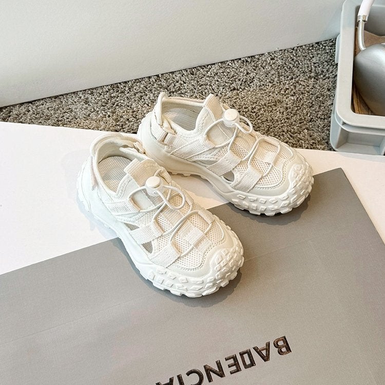 Children'S Sandals Boys' Fashionable Hollow Breathable Durian Sneaker Girls' Anti-Kick Beach Shoes - Image 1