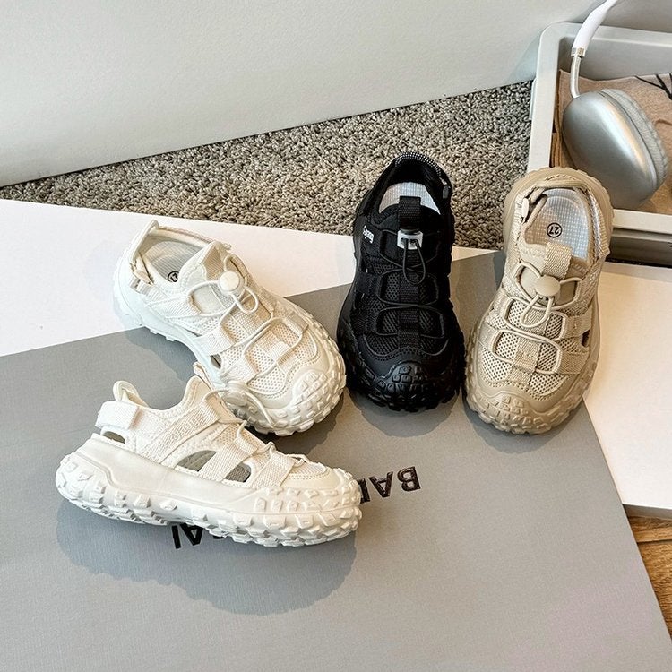 Children'S Sandals Boys' Fashionable Hollow Breathable Durian Sneaker Girls' Anti-Kick Beach Shoes - Image 5