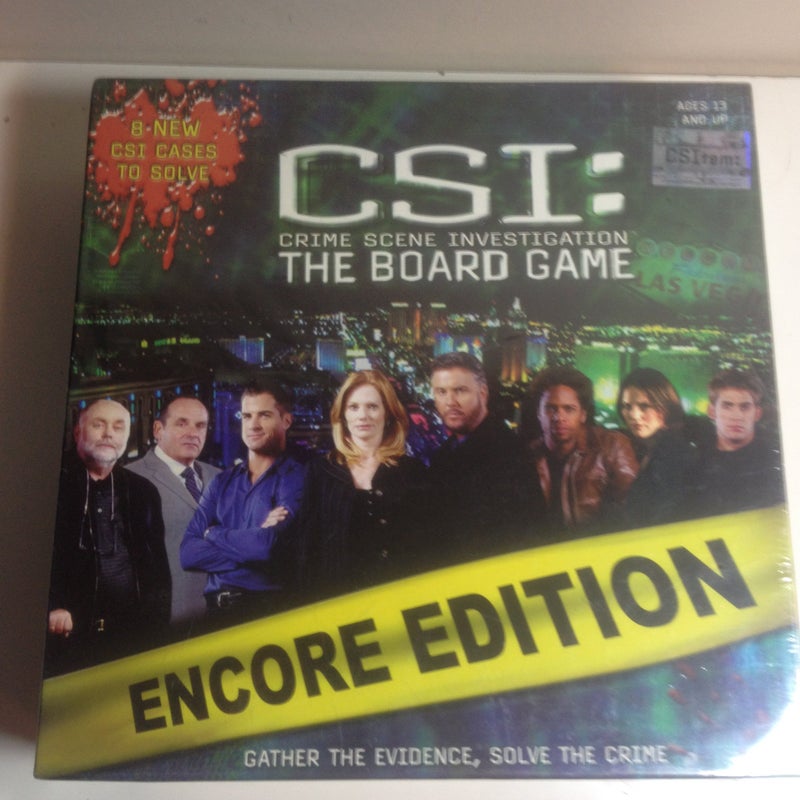 sbg CSI: Crime Scene Investigation The Board Game ENCORE EDITION - Image 3