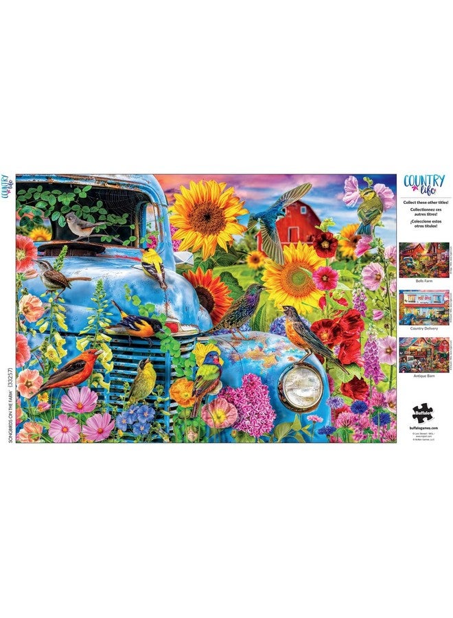 Buffalo Games - Country Life - Songbirds on The Farm - 500 Piece Jigsaw Puzzle - Image 5