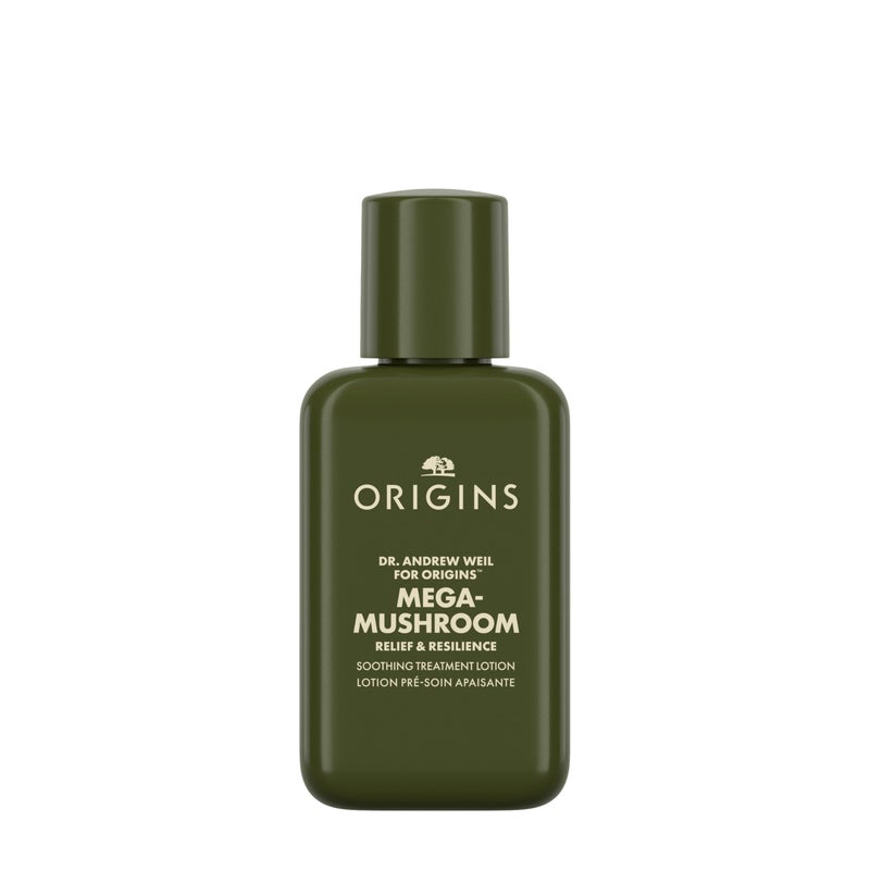 Origins Mega-Mushroom Soothing Treatment Lotion | Great for Sensitive Skin | With Reishi Mushroom | Travel Size, 3.4 Fl Oz - Image 1