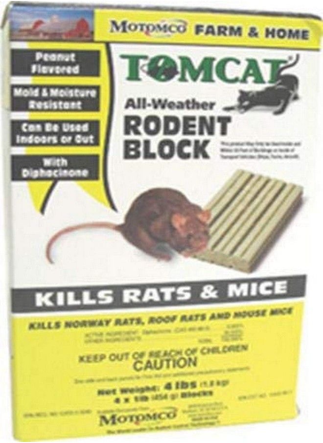 TOMCAT Tomcat 048745324654 Weather Rodent Block Pest Control, 1 lb, Brown/A  - Image 3