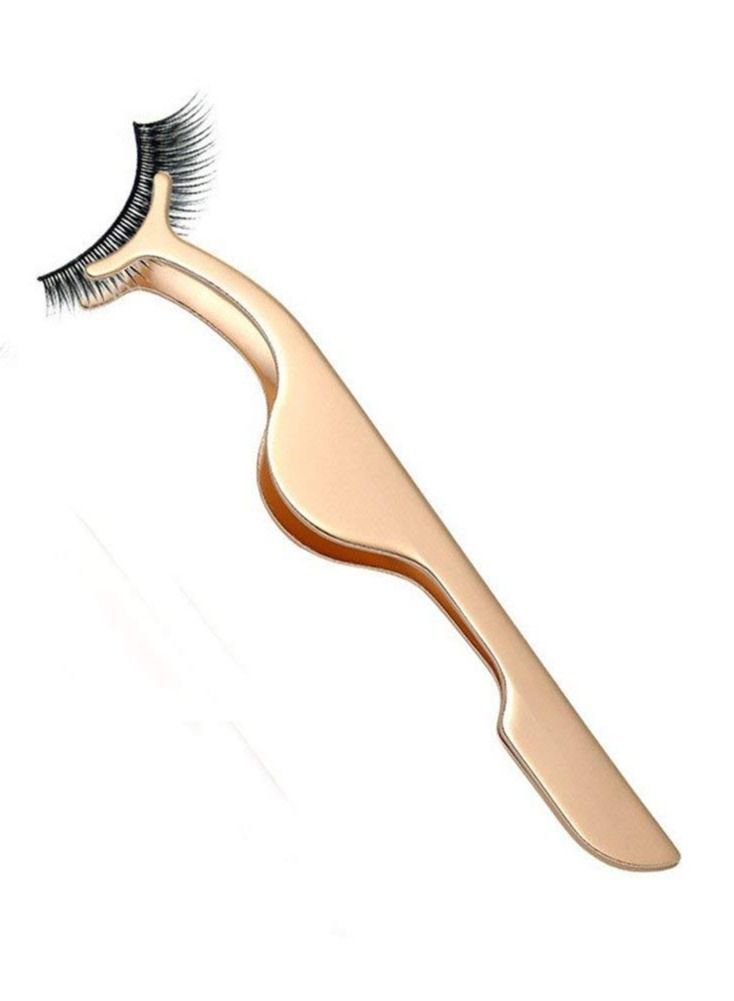 ORiTi False Eyelashes Applicator Tool Eyelash Extension Tweezers Remover Clip Tweezers Nipper - Image 1