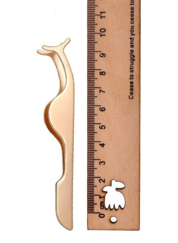 ORiTi False Eyelashes Applicator Tool Eyelash Extension Tweezers Remover Clip Tweezers Nipper - Image 4