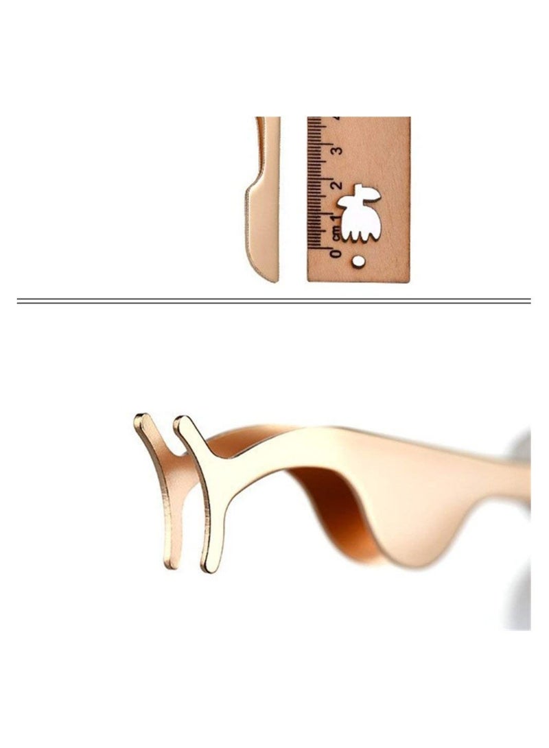 ORiTi False Eyelashes Applicator Tool Eyelash Extension Tweezers Remover Clip Tweezers Nipper - Image 3