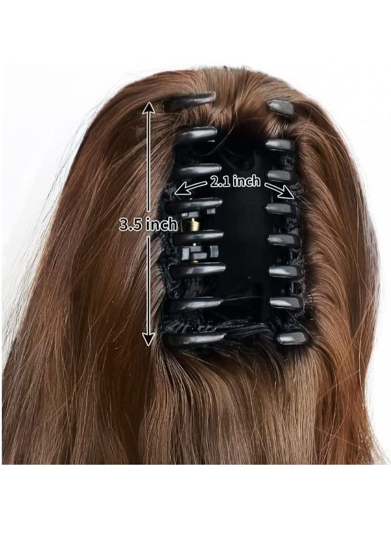 إستيل وصلات شعر تمديد ذيل حصان مخلب شعر مستعار صناعي مموج شعر مستعار صناعي في شعر مستعار يومي منفوش مجعد ذيل حصان قطع شعر أشقر للنساء بني - Image 5