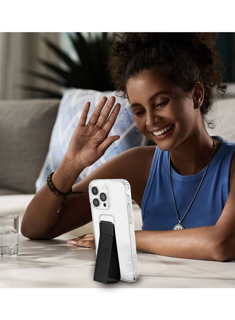 دبليو تيك غطاء الحماية الهوائي لآيفون 16 برو ماكس 2024 TPU - شفاف/أسود - Image 5