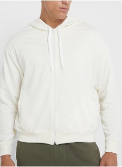 Seventy Five Basics Essential Oversize Zip Through Hoodie  - Image 3