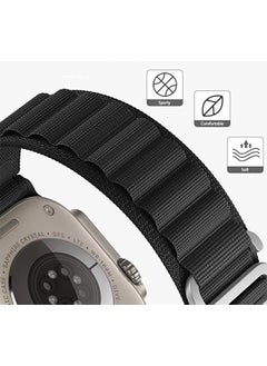 HappyCase Apple Watch 38MM Mountain Band - Black-Orange  - Image 3