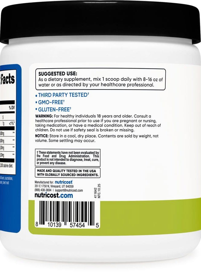 Nutricost BCAA Powder 2:1:1 (Peach Pear, 30 Servings) - Branched Chain Amino Acids - Image 4