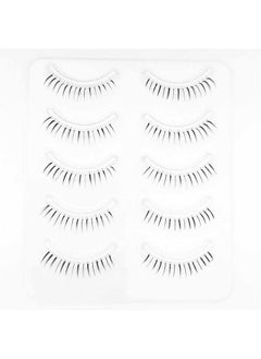 DAODER Eyelashes Bottom Lower Lashes Natural Look 6mm Wispy Lash Extension Under Lashes Handmade Reusable False Eyelashes Pack for Eye Makeup 5Pairs (Bottom Lashes Daring)  - Image 2