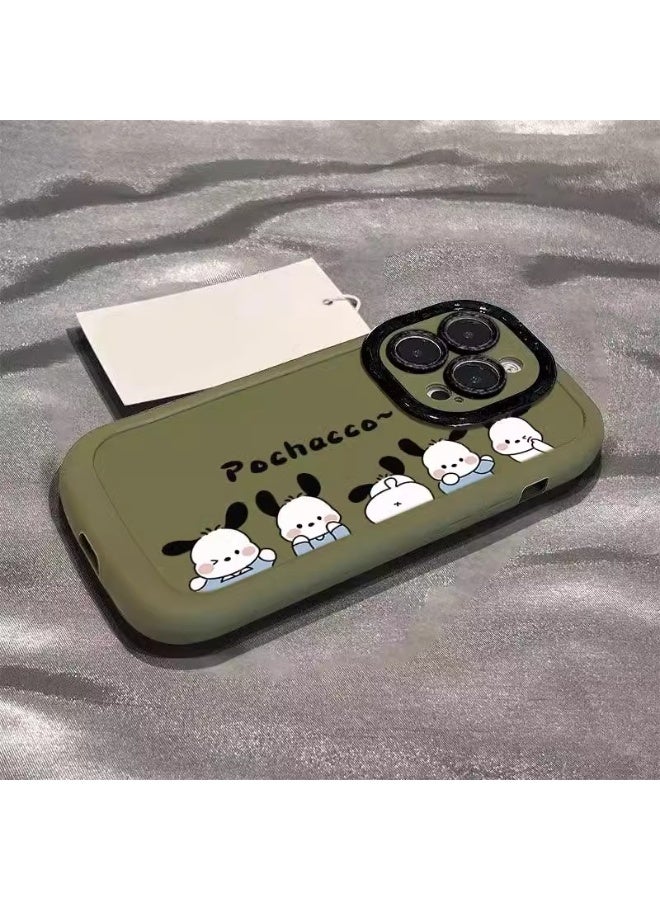 NIBEMINENT Crazy Panchito Protective TPU Case Cover For iPhone 16 Pro, Military Green