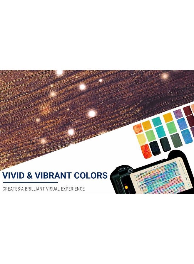 Allenjoy 7X5ft Christmas Fabric Photography Backdrop Snowflake Gold Glitter Xmas Wood Wall Rustic Barn Vintage Wooden Floor Background for Kids Portrait Photo Studio Booth Photographer Props - Image 5