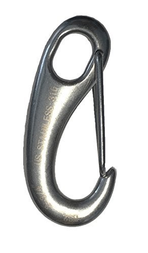 US STAINLESS 3 Pieces Stainless Steel 316 Spring Snap Lobster Claw 2 3/4" Marine Grade - Image 5