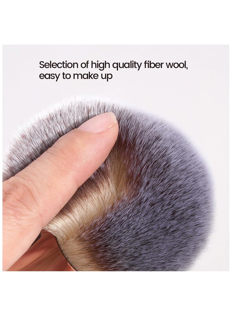 مانجي مجموعة فرش مكياج من مانج، 7 قطع، فرش مكياج كابوكي مزدوجة الجوانب، فرشاة تحديد الوجه، كريم الأساس، البودرة السائلة، خافي العيوب، كريم الأساس، مستحضرات التجميل، البرونزر، المزج، أحمر الخدود، التلميع، أدوات المكياج - Image 5