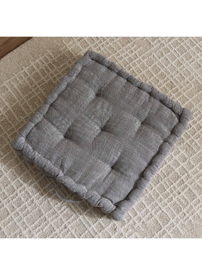 Home Box Atlanta Lino Floor Cushion - 50x50x10 cm - Image 2