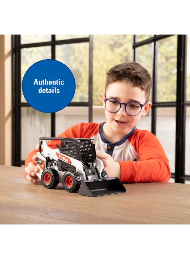 ERTL Bobcat S76 Skid Steer Loader - 1:16 Scale - Includes Functional Loader - Collectible Die-Cast Metal Construction Toys for Kids and Collectors - Toy Construction Vehicles - Ages 8 Years and Up - Image 5