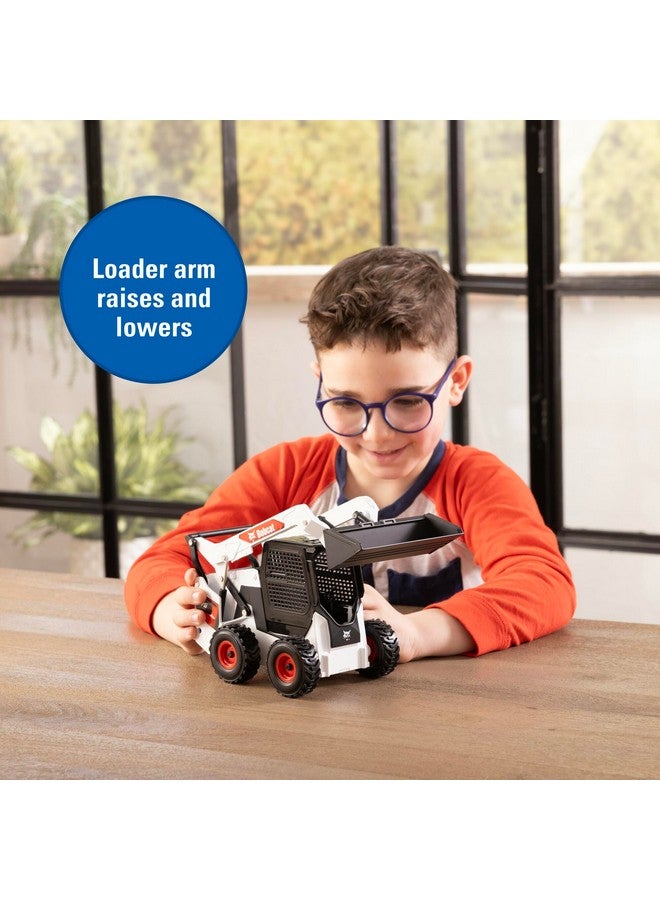 ERTL Bobcat S76 Skid Steer Loader - 1:16 Scale - Includes Functional Loader - Collectible Die-Cast Metal Construction Toys for Kids and Collectors - Toy Construction Vehicles - Ages 8 Years and Up - Image 2