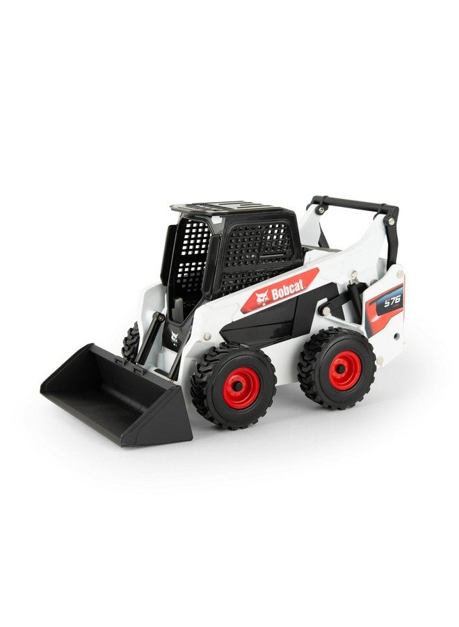 ERTL Bobcat S76 Skid Steer Loader - 1:16 Scale - Includes Functional Loader - Collectible Die-Cast Metal Construction Toys for Kids and Collectors - Toy Construction Vehicles - Ages 8 Years and Up - Image 1