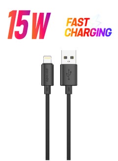 USB-A to Lightning - Black