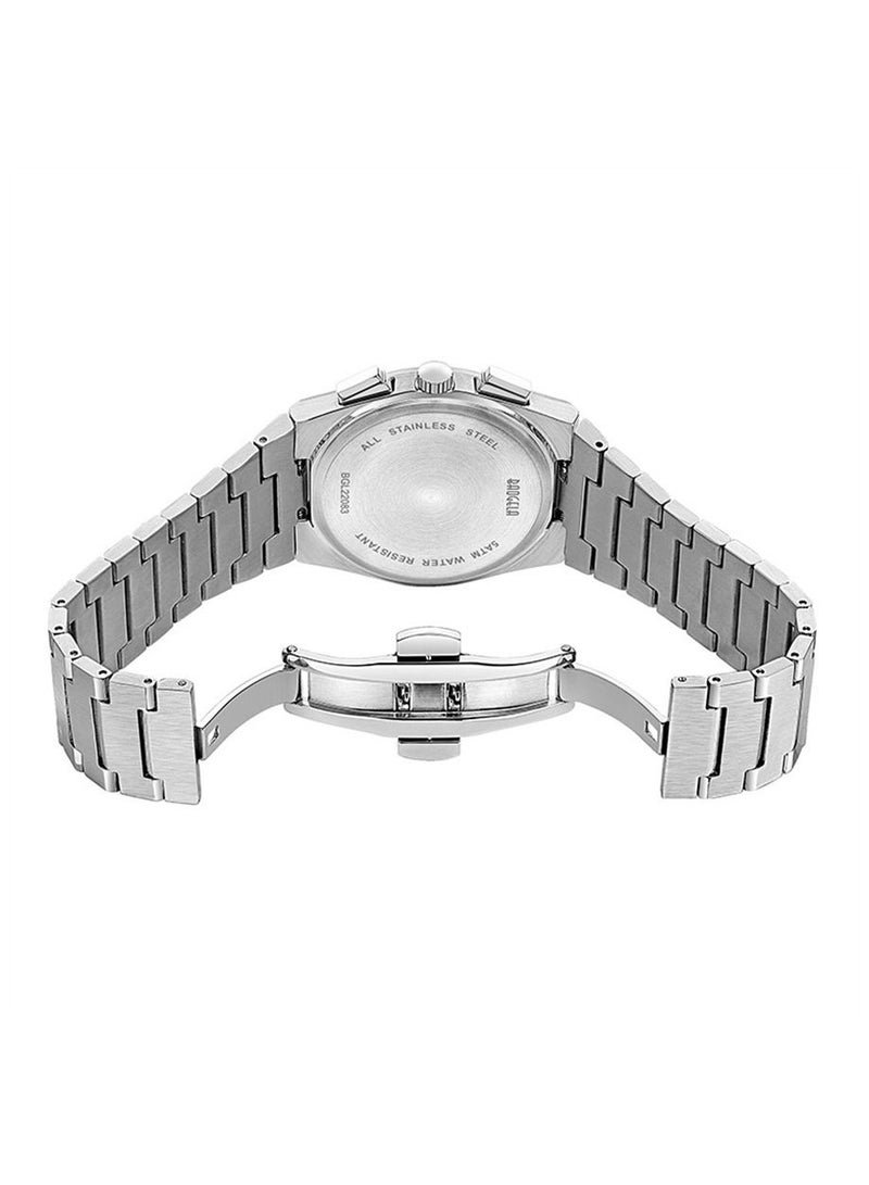 BAOGELA Stainless Steel Multifunctional Japanese Core Waterproof Calendar Men's Quartz Watch 22803B - Image 3