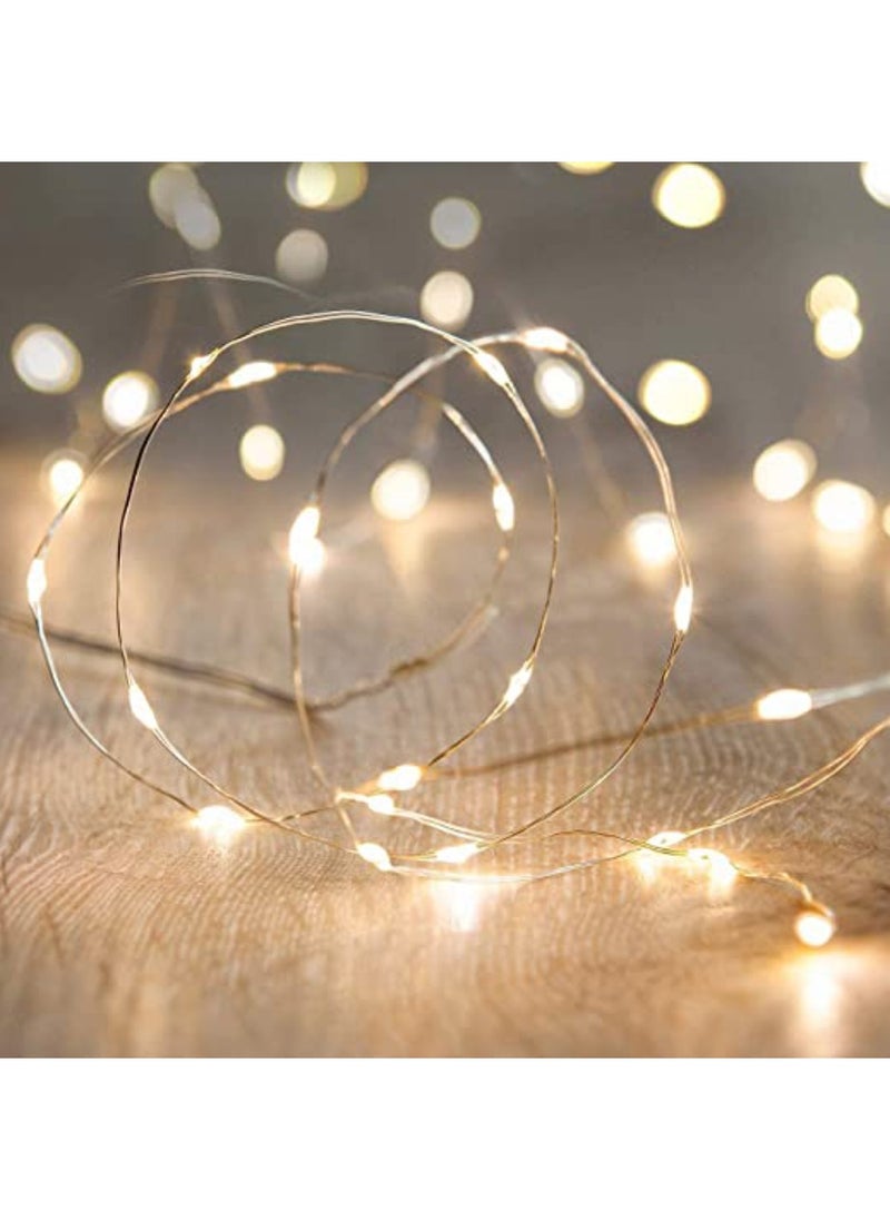 JIHAM - LED Fairy String Lights 5M Firefly String Lights For Ramadan Light Battery Operated Lights Warm White Ramadan Light - Image 1