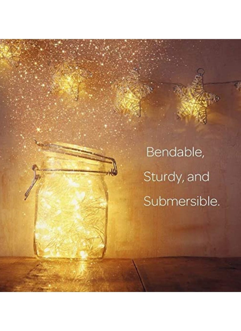JIHAM - LED Fairy String Lights 5M Firefly String Lights For Ramadan Light Battery Operated Lights Warm White Ramadan Light - Image 1