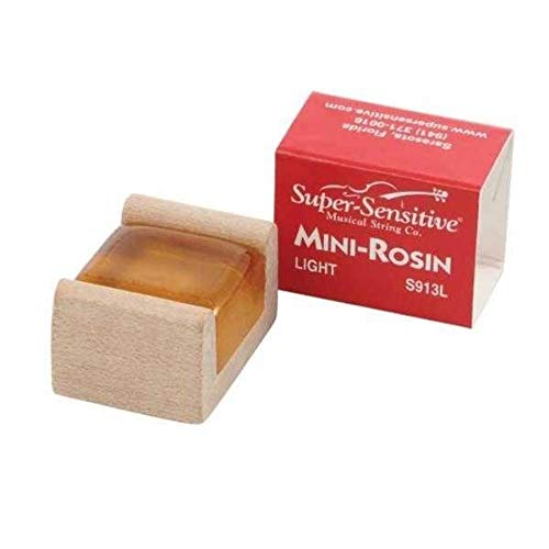D'Addario Mini Rosin - Super Sensitive Rosin - Violin Rosin, Cello Rosin, Viola Rosin - Bow Rosin - Apply Easily with Quick Response - Dark - 1 Pack - Image 3