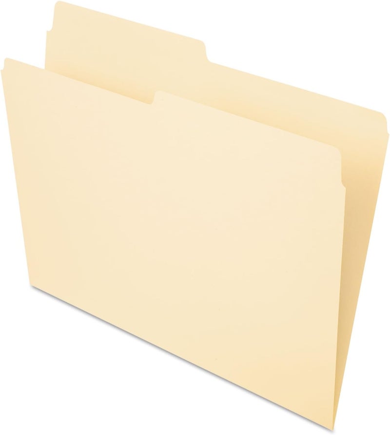 Pendaflex Essentials Manila File Folders with Top Tab - Letter Size, 100 Count - Image 1