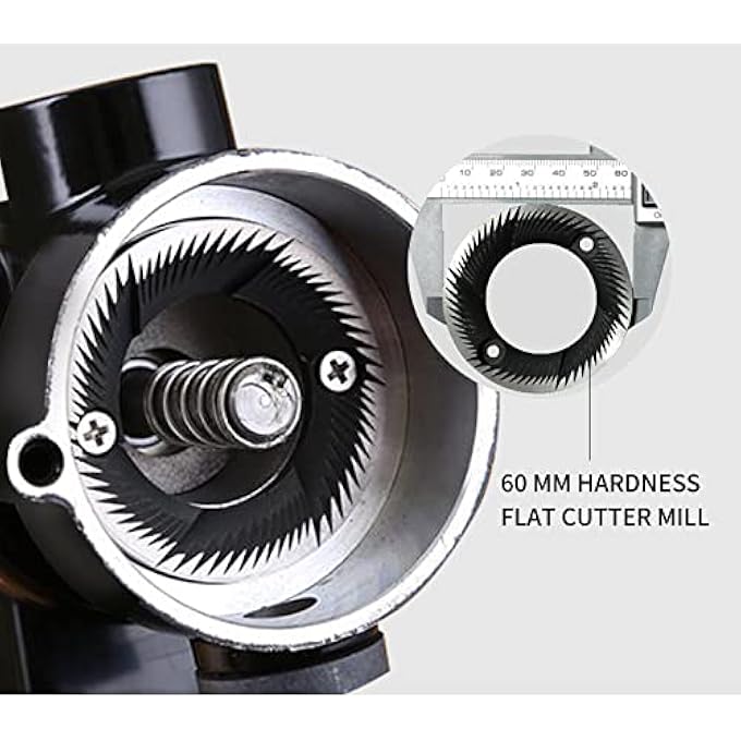 rayihni Electric Coffee Bean Grinder 250G CommercialHome Milling Grinding Machine 180W Automatic Burr Grinder Professional Miller 8 Fine  Coarse Grind Size Settings Stainless Steel Cutter Pulverizer - Image 4