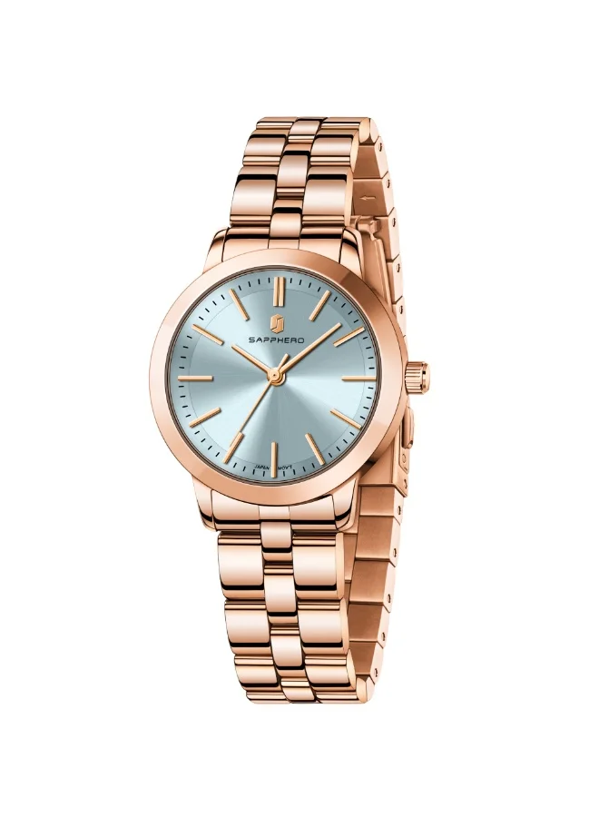 Sapphero  SAPPHERO Wrist Watch for Women Luxury Ladies Watches Women's Bracelet Watch Small Stainless Steel Analog 5ATM Waterproof Watches for for Women | Best Price UAE