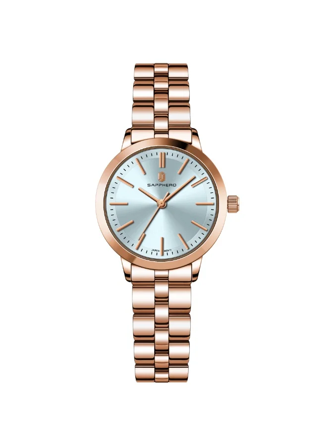 Sapphero  SAPPHERO Wrist Watch for Women Luxury Ladies Watches Women's Bracelet Watch Small Stainless Steel Analog 5ATM Waterproof Watches for for Women | Best Price UAE