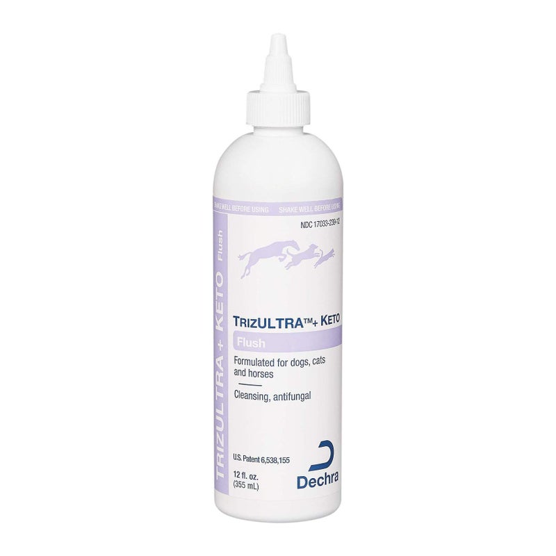 DechraTopical TrizULTRA + Keto Flush for Dogs, Cats & Horses (12oz), Basic pack - Image 1