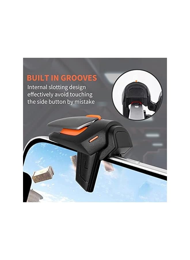 بروماس زوج واحد من مشغلات الهاتف المحمول، مشغل وحدة تحكم الألعاب، ملحقات ألعاب الهاتف المحمول، حساسية عالية، وحدة تحكم ألعاب الهاتف المحمول لـ Pubg، Fortnite، لعبة Call Of Duty Mobile، مشغلات Pubg - Image 4