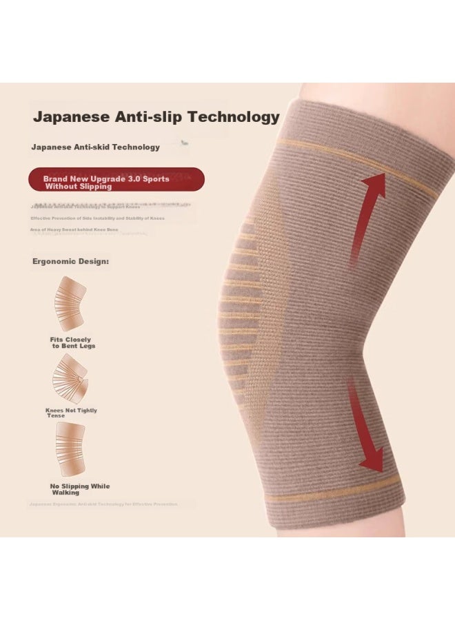 Zeamo High-quality Charcoal Heating Knee Pad For Warmth, Arthritis, Meniscus Injury, Middle-aged And Elderly, Winter Cold Protectio - Image 2