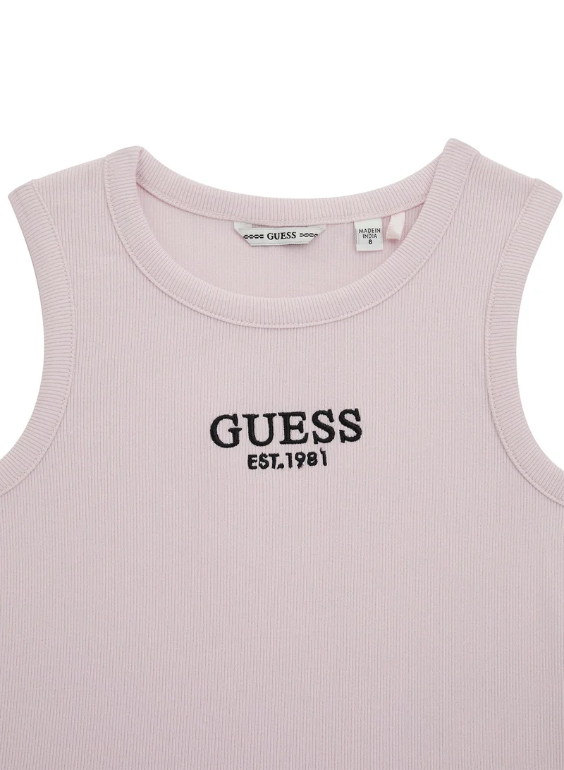 GUESS Kids Graphic Crew Neck T-Shirt